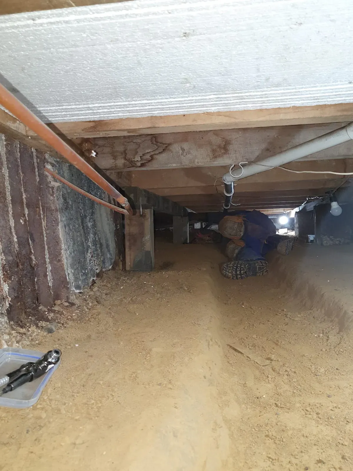 Confined spaces work