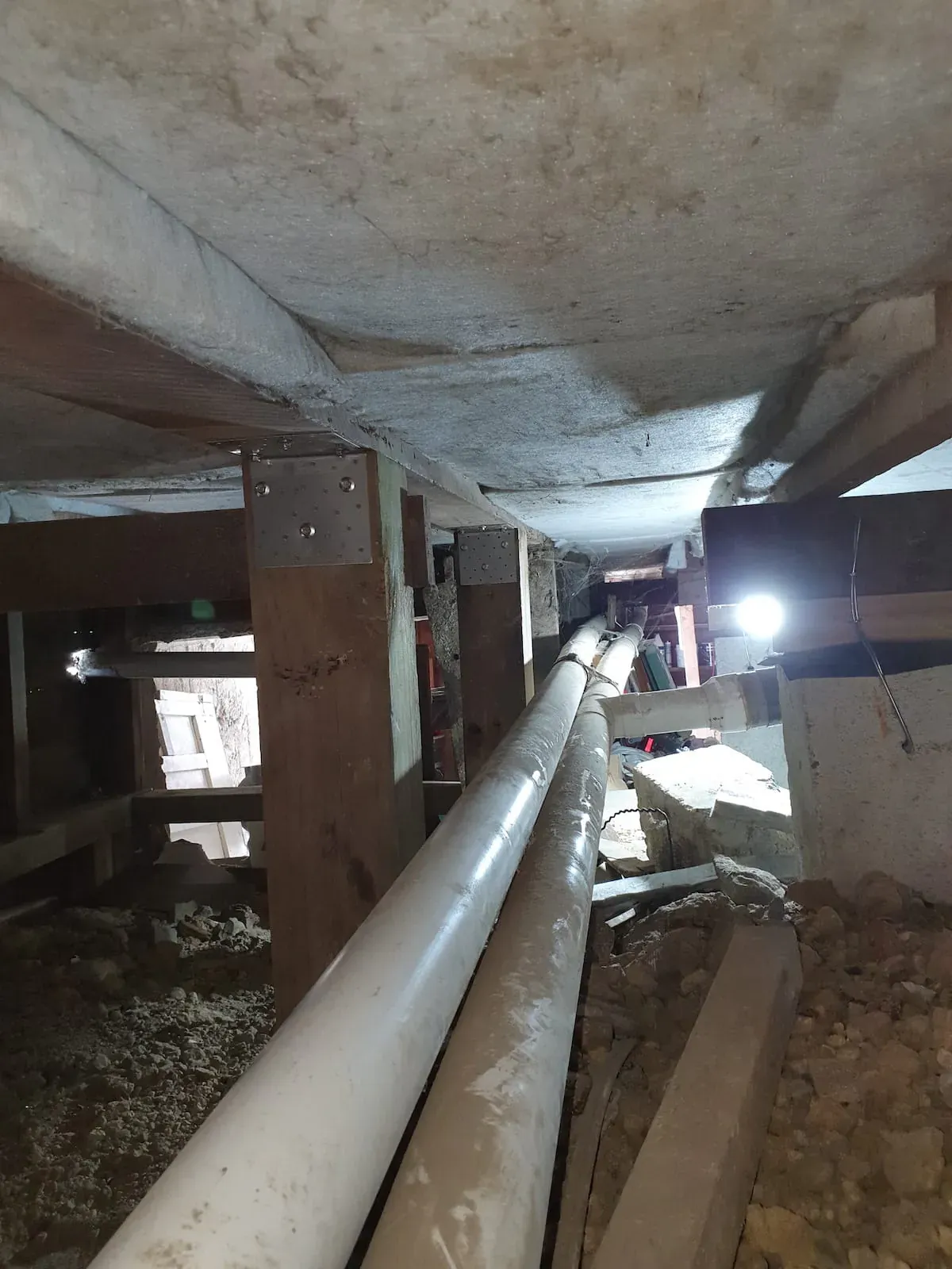 Confined spaces work