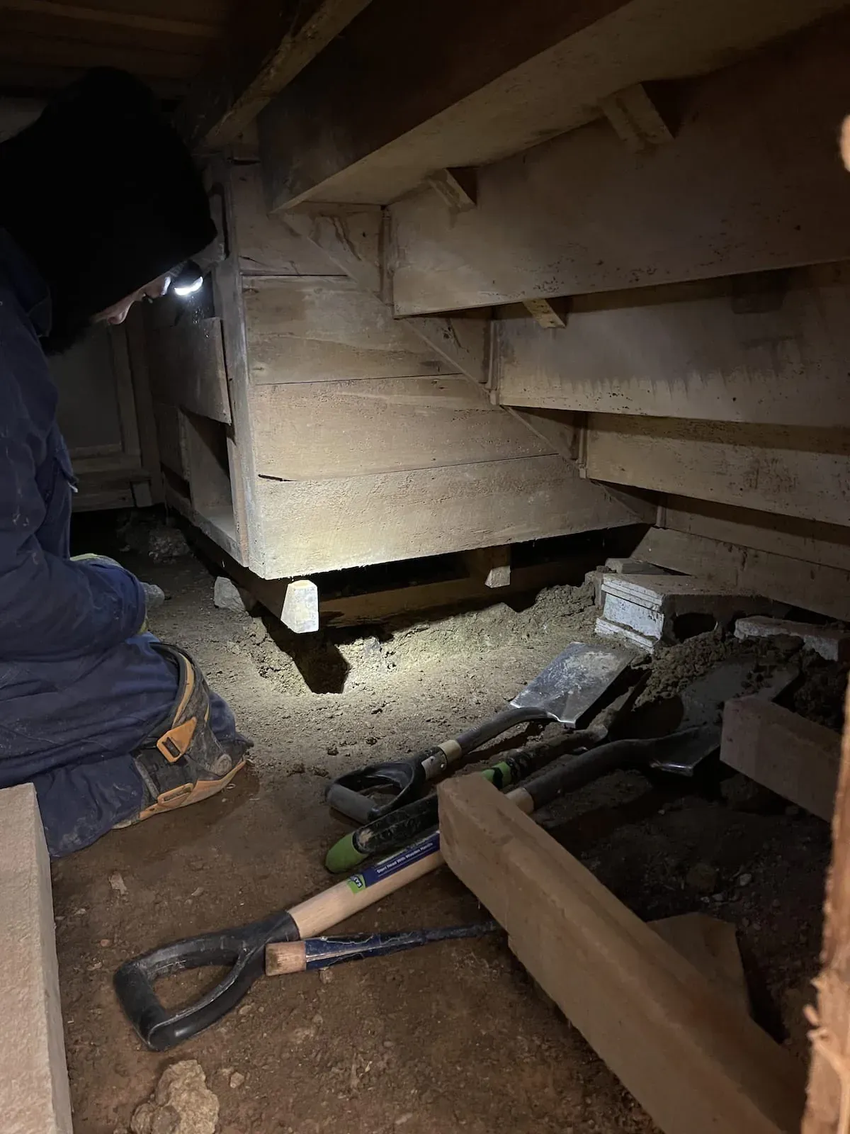 Confined spaces work