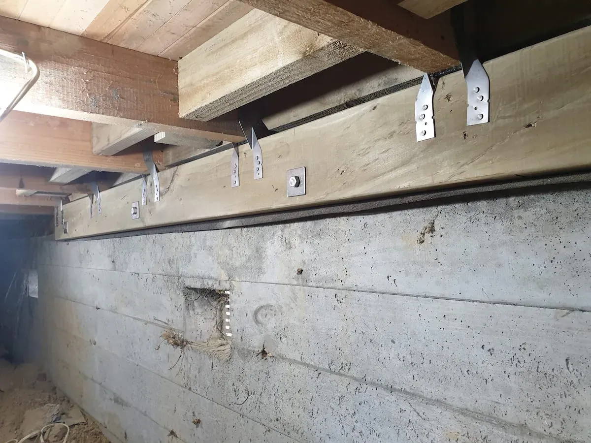 House leveling work