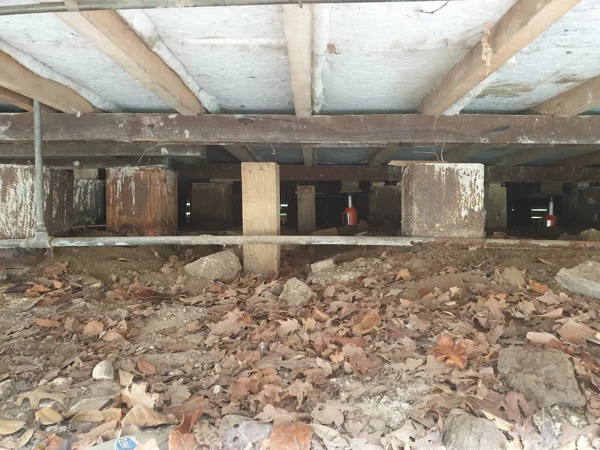 House leveling work