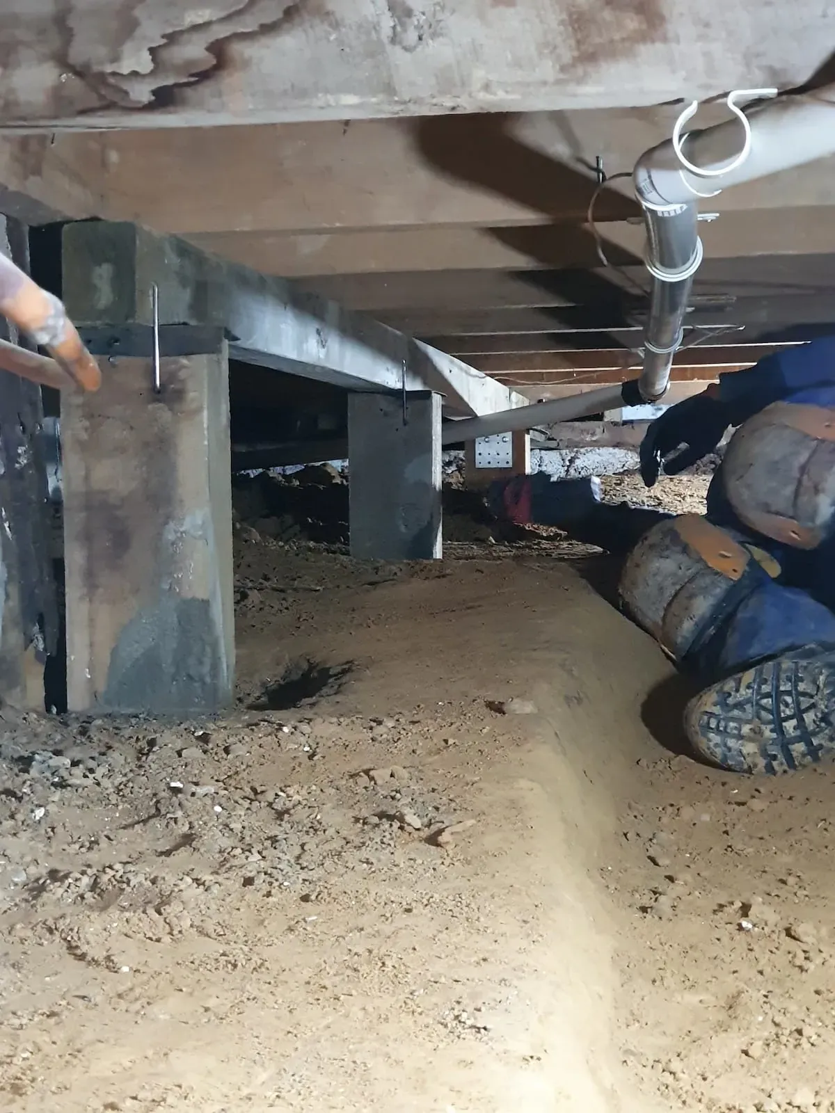 Confined space repiling Wellington