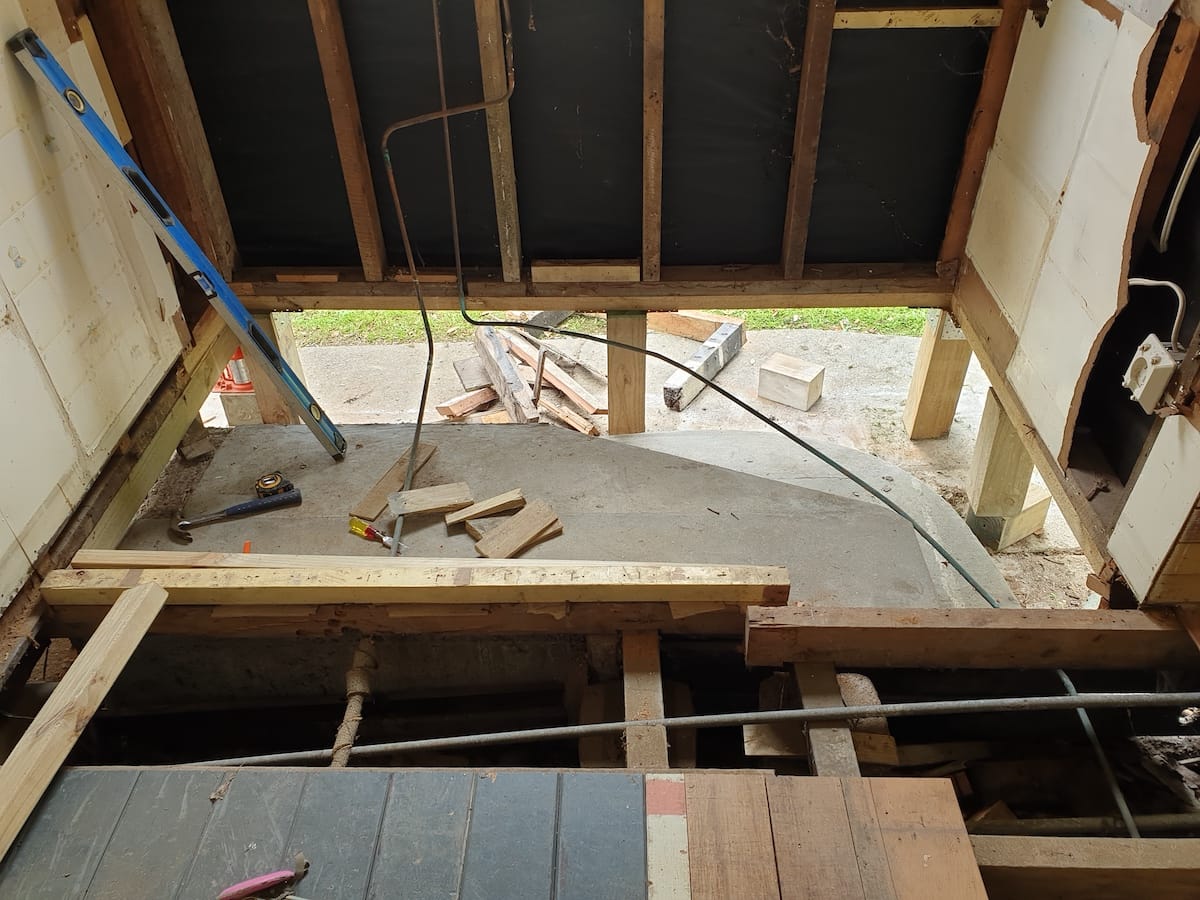 House repiling access Wellington