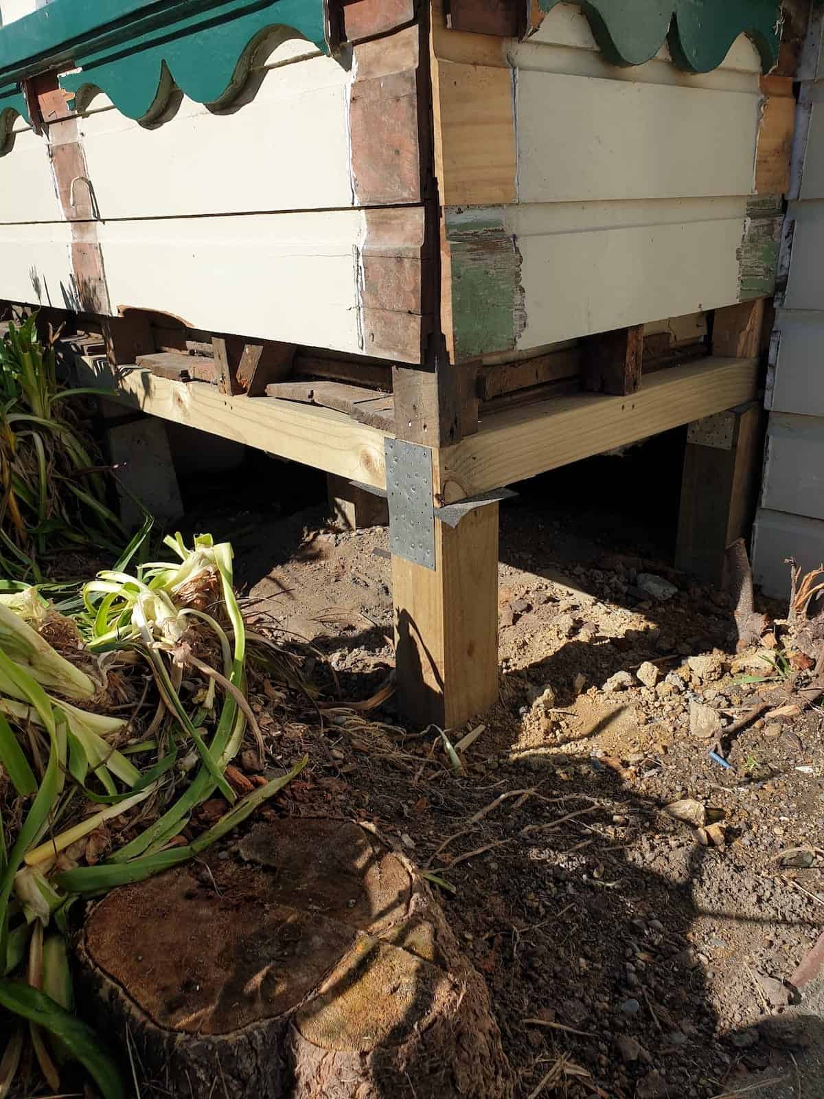 House pile replacement project Wellington