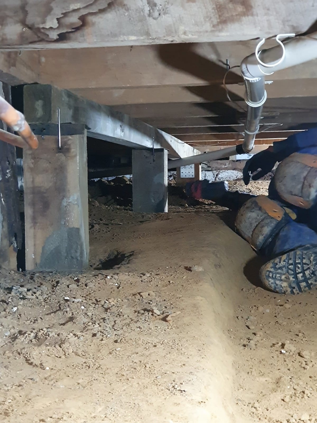 Confined space repiling Wellington